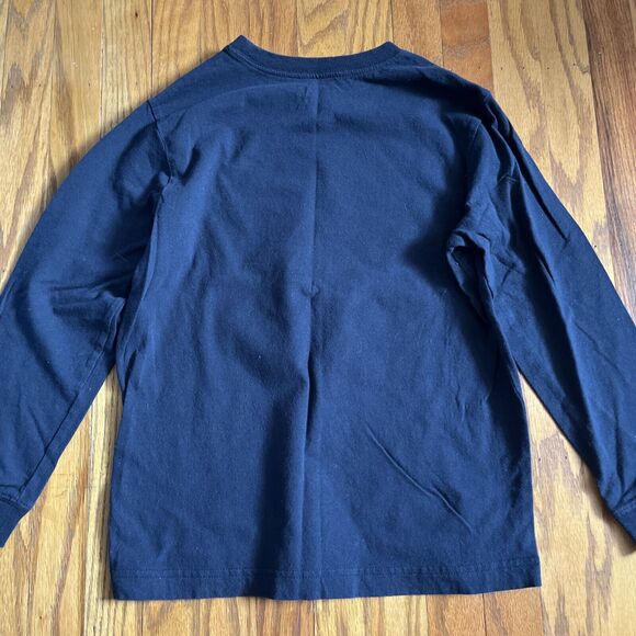 Y2K Old Navy Skulls & Dragon T-Shirt Goth Skater Grunge Kids Medium Glow In Dark - Picture 8 of 8